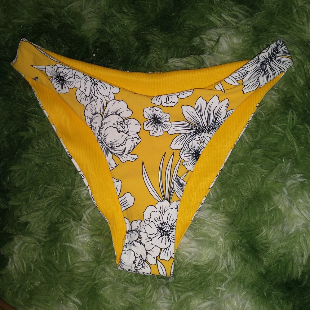 Reversible Bikini Bottoms, Yellow